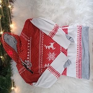 Girls christmas hooded shirt